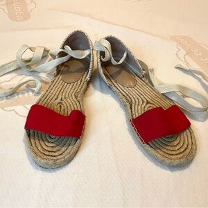 Lace-up Espadrille Sandals